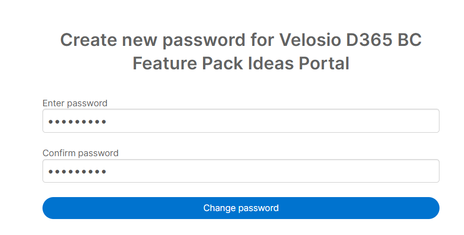 Velosio D365 BC Feature Pack Aha! Ideas Portal